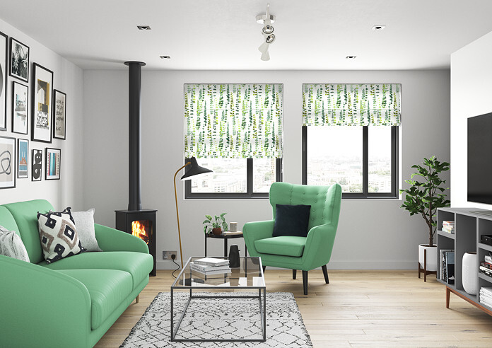 Santa Maria, Botany Green - Roman Blind - Image 5